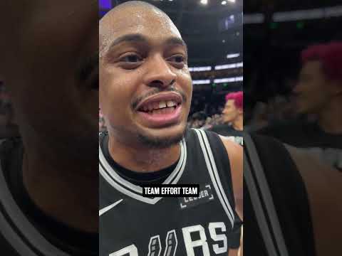 GO SPURS GO BABY - KJ 🗣️  #spurs #nba #keldonjohnson