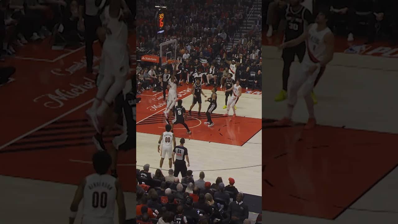 ROB WILLIAMS III SOARS & SLAMS IN PLAYOFFS! #slamdunk #slam #dunk #nba #basketball #sports