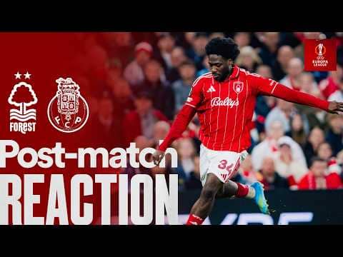 Ola Aina's Reaction | Nottingham Forest 1-0 FC Porto | Europa League 🗣️