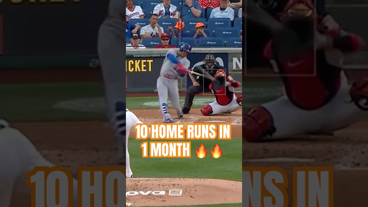 10 homers. 1 month. Juan Soto. 🔥
