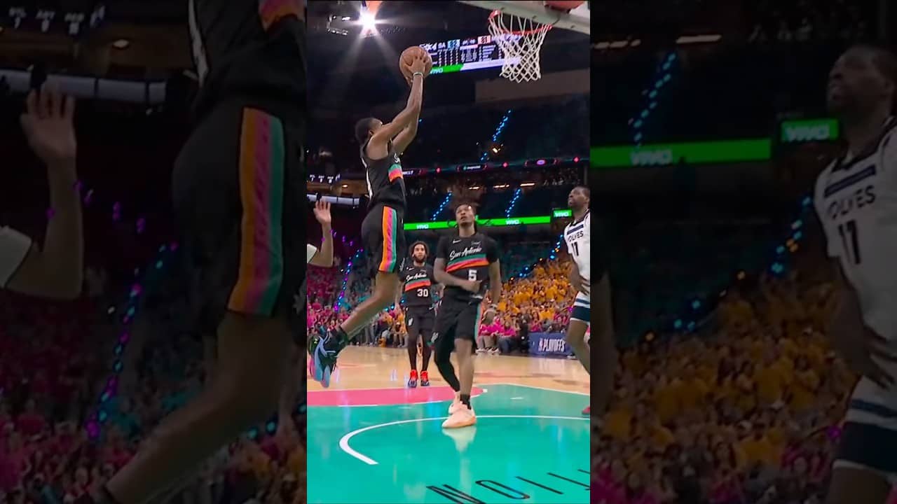 this sequence😮‍💨 #Wemby #DeAaronFox #Spurs #NBA