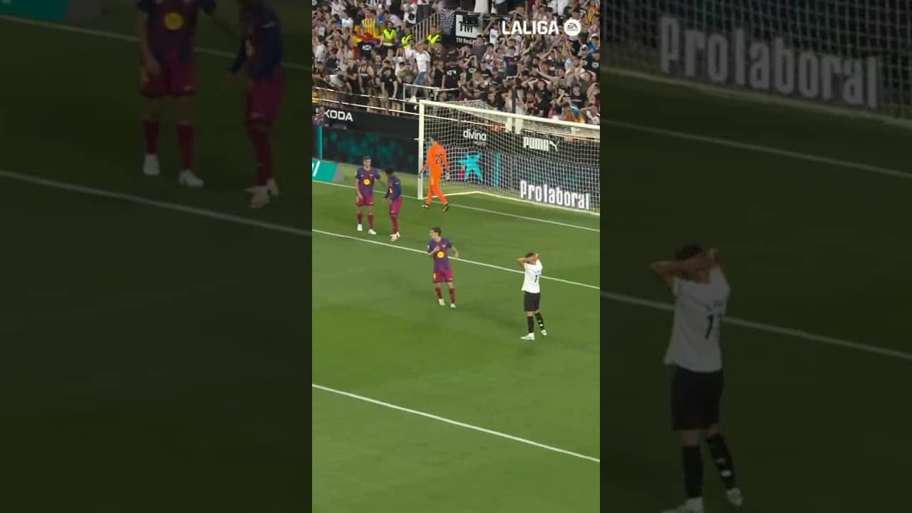 🫣 ¡Muy cerca el cabezazo de Hugo Duro!