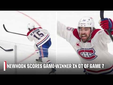 ALEX NEWHOOK SCORES OT GAME-WINNER š Canadiens take down Sabres in Game 7 | NHL on ESPN