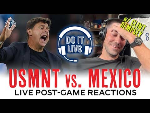 USMNT vs. MEXICO - LIVE POST-GAME REACTIONS w/ CLINT DEMPSEY - GOLD CUP FINAL