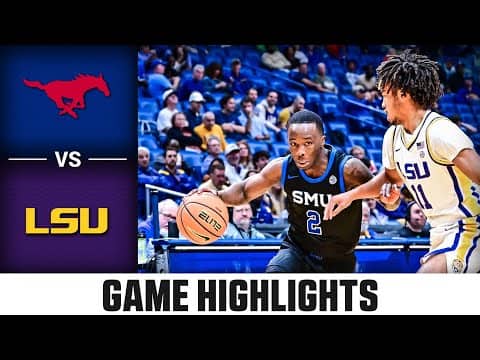 LSU vs. SMU Game Highlights | 2025-26 ACC Men's Basketball
