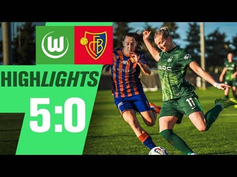 Dreierpack Popp! Beim Kantersieg der Wölfinnen 💪 | Highlights | VfL Wolfsburg - FC Basel
