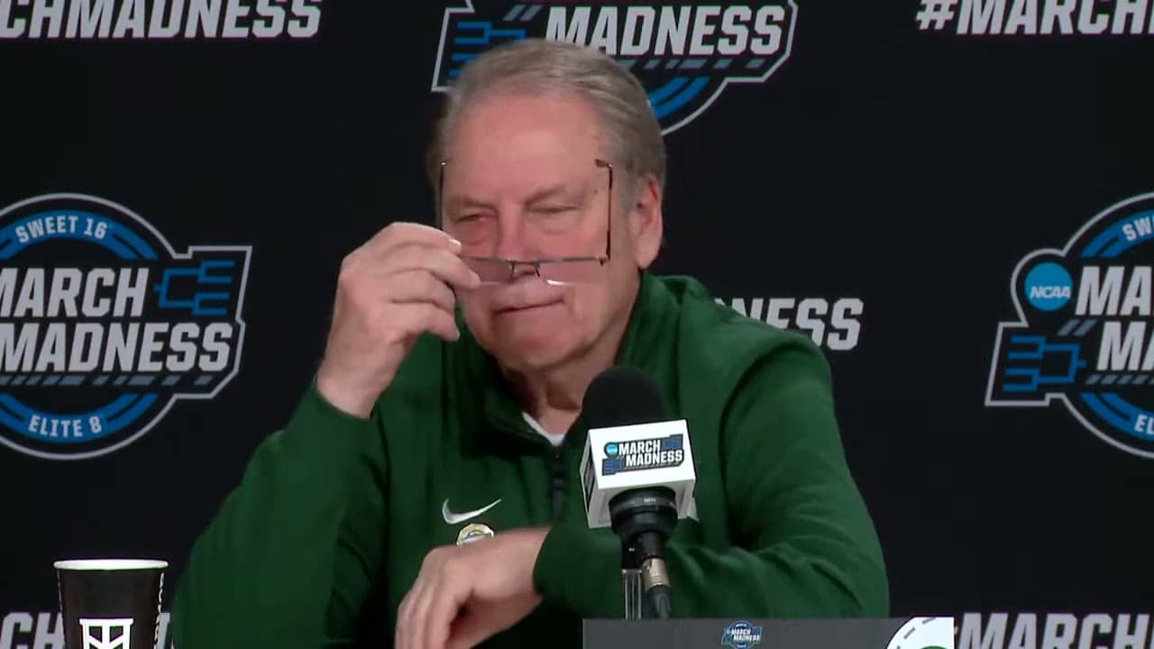 Michigan State Postgame Press Conference (2026 Men's Sweet 16)