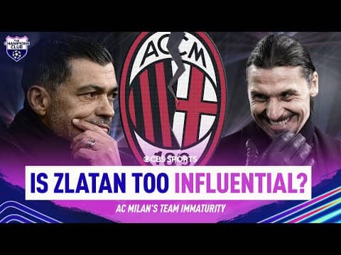 AC Milan's IMMATURITY costs the game 🔴⚫😬| Zlatan reacts to Theo's red card 👀| Champions Club