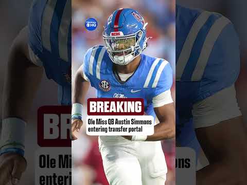 Austin Simmons will stay with the Rebels until the end of the CFP #cfb #olemiss #lanekiffin