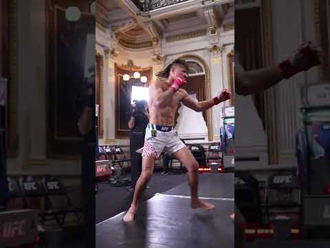 Diego Lopes Getting Warmed Up 🔥 #ufcwhitehouse