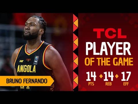 Bruno Fernando (19 PTS) | TCL Player Of The Game | GUI 🇬🇳 vs ANG 🇦🇴 | #AfroBasket 2025