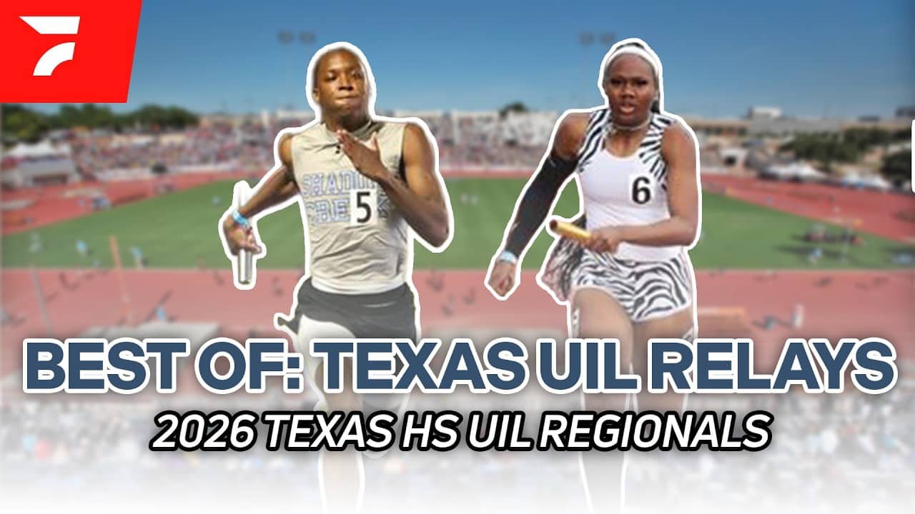 The BEST Texas HS Relay Races from UIL Regionals 2026