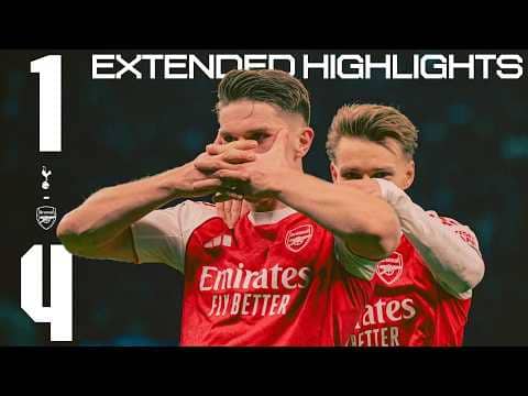 EXTENDED HIGHLIGHTS | Tottenham Hotspur v Arsenal (1-4) | Eze, Gyokeres | Premier League | EPL