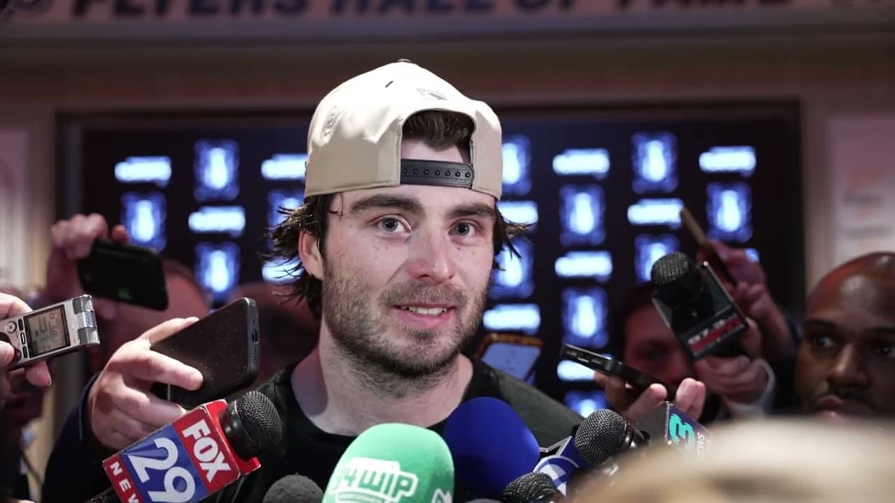 4/29 PHI vs. PIT Postgame: Jamie Drysdale