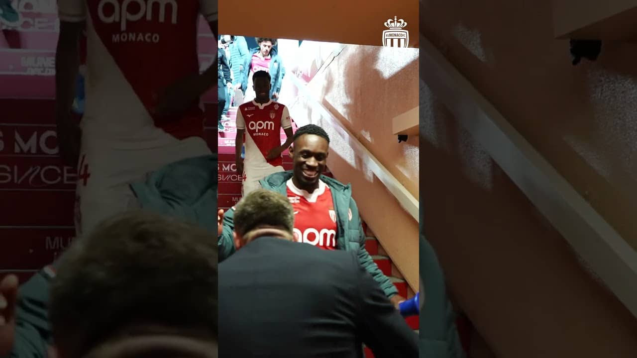 Sébastien Pocognoli et ses joueurs ❤ - AS MONACO