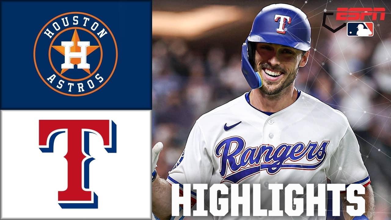 Houston Astros vs. Texas Rangers | Full Game Highlights | ESPN MLB
