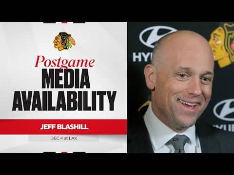 "When we play the right way, we're a real good hockey team." | Jeff Blashill Postgame 12.4.25