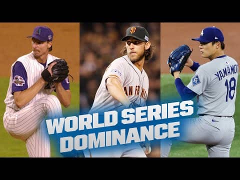 EPIC World Series pitching performances since 1991🔥 (Yoshinobu Yamamoto to Jack Morris!)