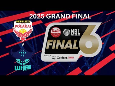 LIVE - Mainland Pouākai v Whai | Tauihi Basketball Aotearoa 2025 | FINAL
