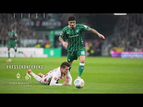 Pressekonferenz nach Köln I SV Werder Bremen - 1. FC Köln