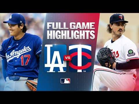 DODGERS vs. TWINS Full Game Highlights (6/24/26) | MLB Highlights