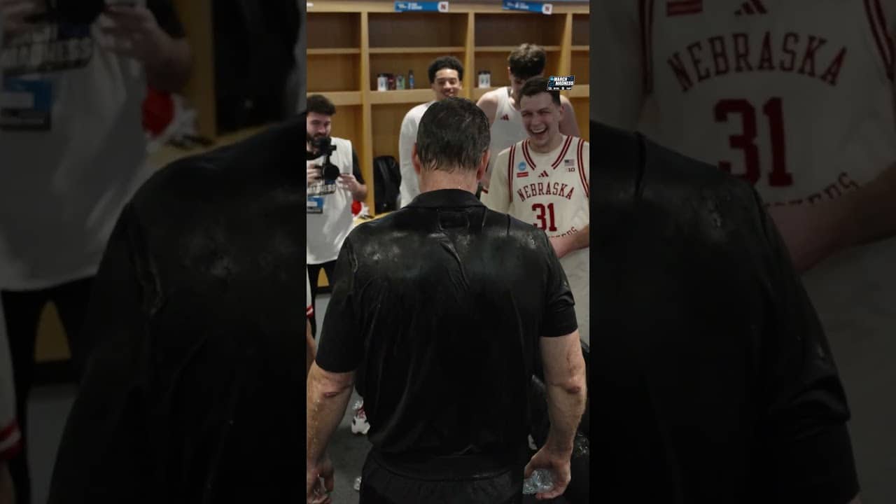 Vibes are UP for the Huskers 🤩