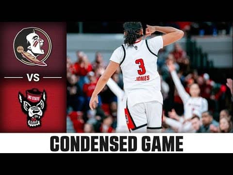 Florida State vs. NC State Condensed Game | 2025-26 ACC Women's Basketball