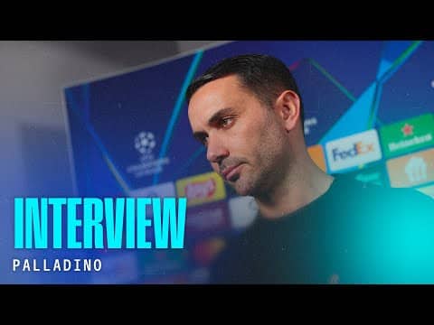 USG-Atalanta | Palladino: "In campo con l'atteggiamento e lo spirito giusti" | UCL MD8 - EN SUBs