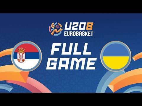 LIVE - Serbia v Ukraine | FIBA U20 Women's EuroBasket 2025 Division B | Qualifying Round