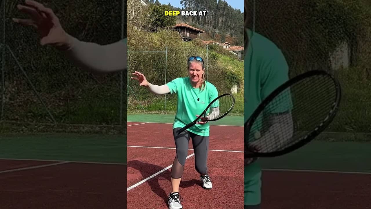 The low #tennisvolley can be an invitation