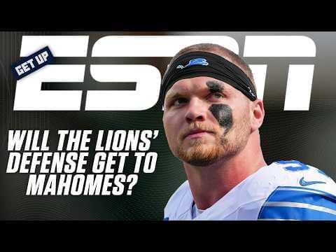 Domonique Foxworth's ONE concern about the Lions getting past the Chiefs 😳 | Get Up