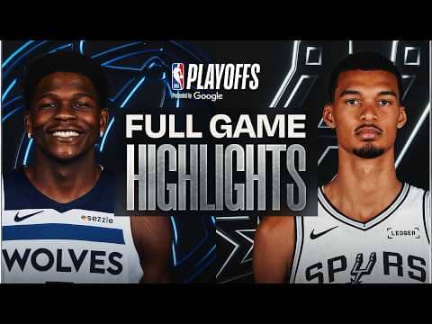 #6 TIMBERWOLVES at #2 SPURS | FULL GAME 2 HIGHLIGHTS | May 6, 2026