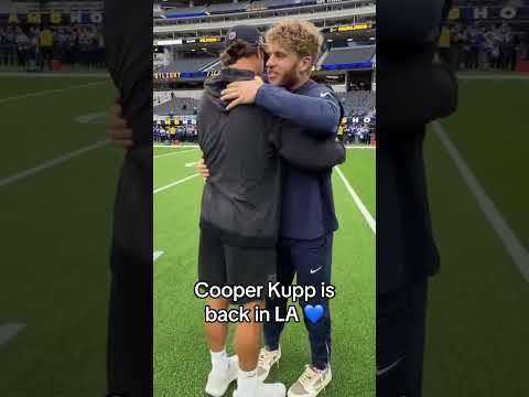 Cooper Kupp returns to LA for matchup against his former squad 💙 (via rams/TT)