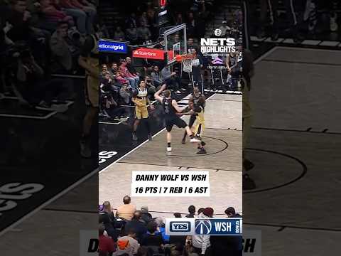 Big night for the Wolf! 🐺 #nba #dannywolf #brooklynnets