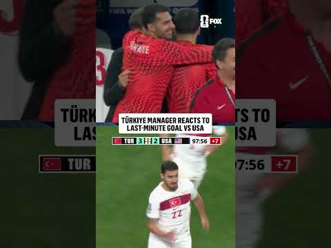 Vincenzo Montella's ecstatic reaction to Türkiye's winner