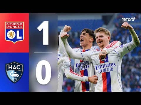 Résumé OL - Le Havre : Un succès précieux pour la dernière en Ligue 1 de l'année (1-0)