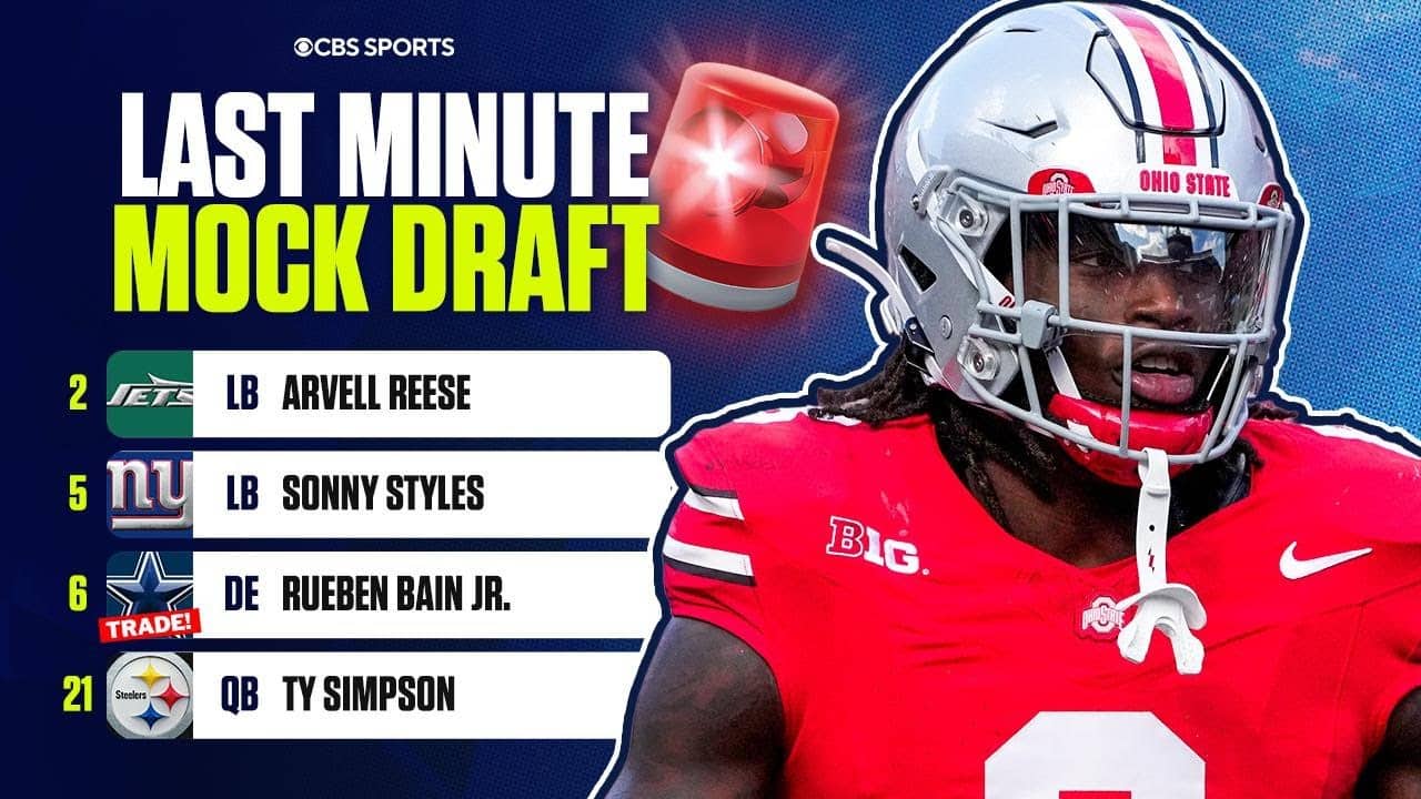 LAST-MINUTE 2026 NFL Mock Draft 🚨 | First Round Breakdown