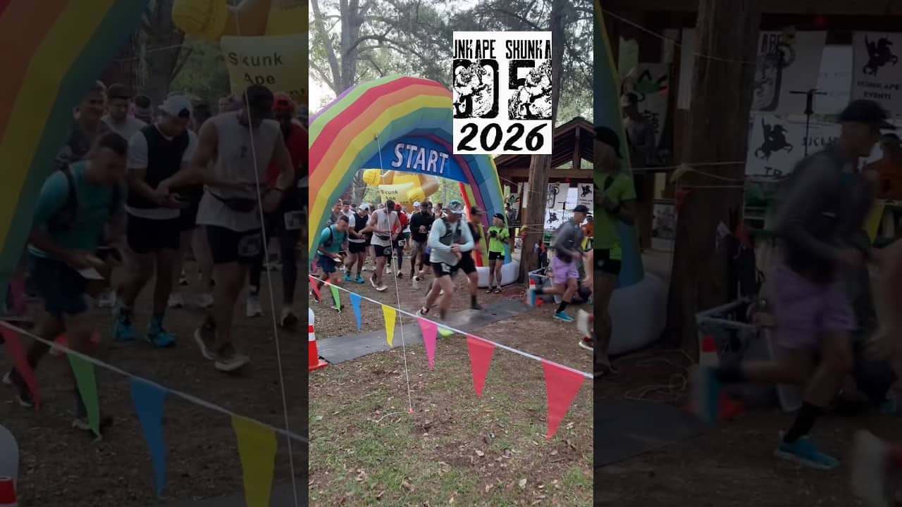 Skunk Ape 100! #ultrarunning #runner #skunkape