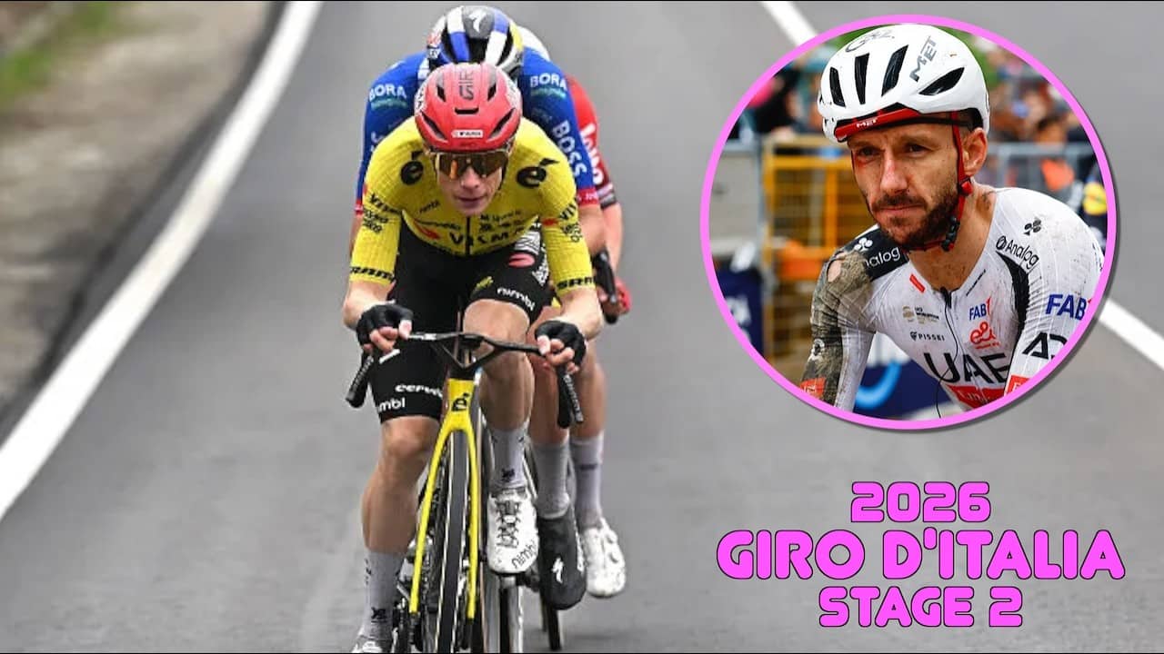 Devastating Crash & AGGRESSIVE Vingegaard