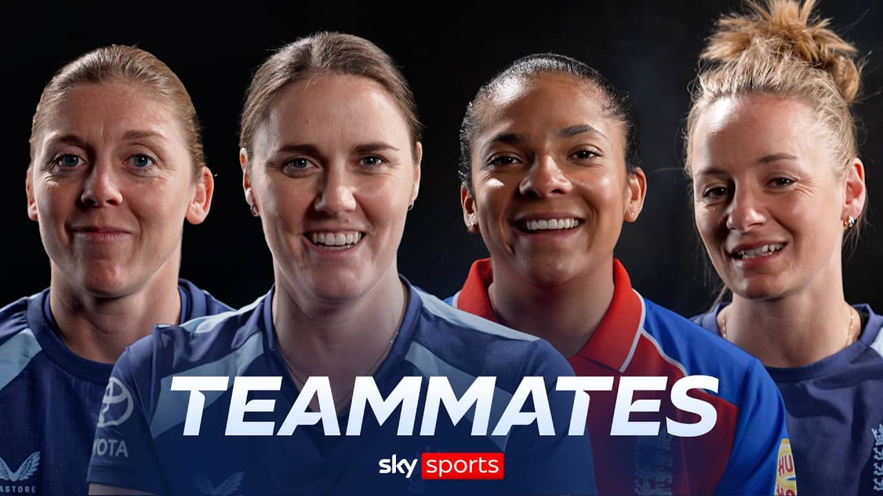 "Lauren Bell is our dressing room DJ!" | Teammates with England Women's Cricket!