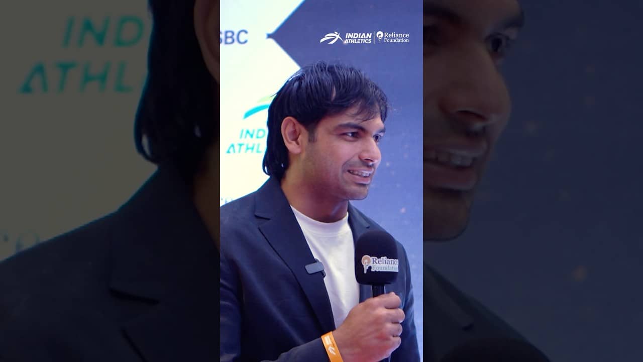 Neeraj thanks the AFI for the #IndianAthleticsAwards 2026! 😍🙌 | #NeerajChopra #AFI #Shorts