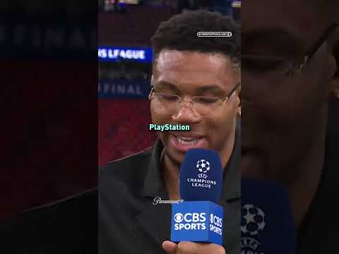 Milwaukee Bucks star Giannis Antetokounmpo enjoyed his first-ever #UCLFinal 🏆 #UCLToday