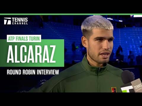 Carlos Alcaraz on clinching year-end no. 1 | 2025 ATP Finals