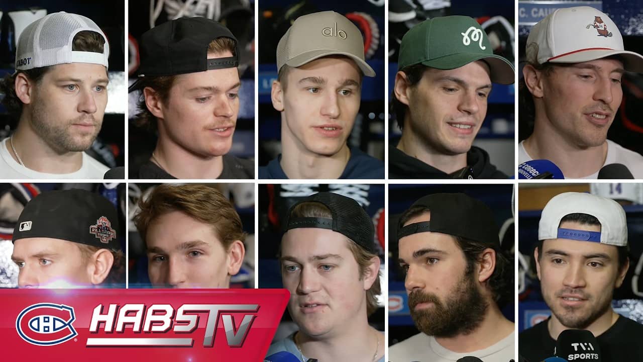 Canadiens end-of-season media ops | CAMERA A