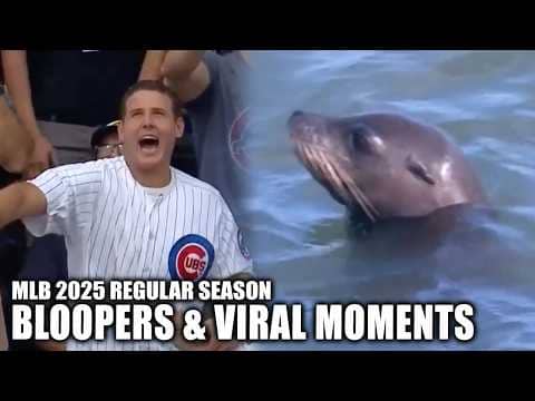 MLB 2025 REGULAR SEASON BLOOPERS 🚨 Dropped balls, AMAZING ball boys, squirrels & MORE | ESPN MLB