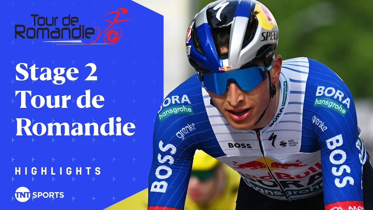 NOTHING HE CAN'T DO! 👑 | Men's 2026 Tour de Romandie Stage 2 Race Highlights | TNT Sports Cycling