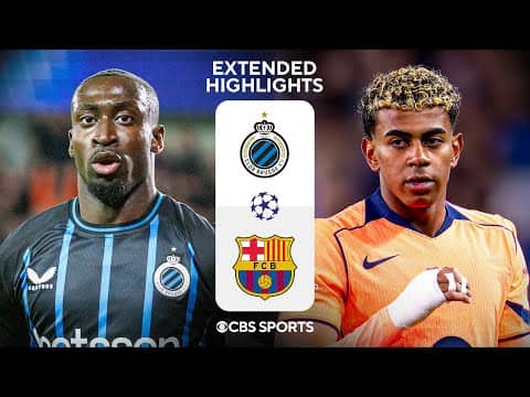 Club Brugge vs. Barcelona: Extended Highlights | UCL League Phase MD 4 | CBS Sports Golazo