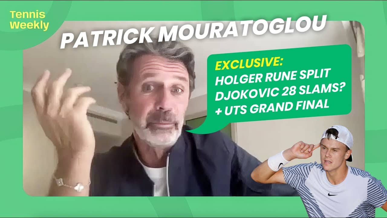 Patrick Mouratoglou on Holger Rune split, Nadal Gold Medal, Djokovic 28 slams + UTS Grand Final!