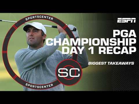 DAY ONE OF THE PGA CHAMPIONSHIP IN THE BOOKS 📚 SportsCenter recaps opening day | Golf on ESPN
