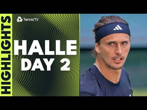 Zverev Kicks Off Grass Szn 🌱, Fonseca, Bublik, Hurkacz Feature | Halle 2026 Highlights Day 2